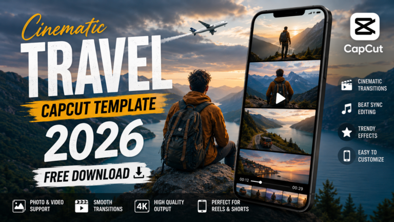 Cinematic Travel CapCut Template 2026 | Free Download