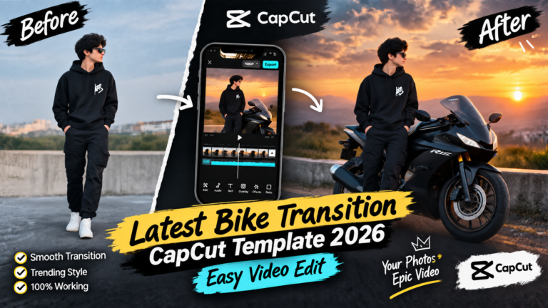 Latest Bike Transition CapCut Template 2026 | Easy Video Edit