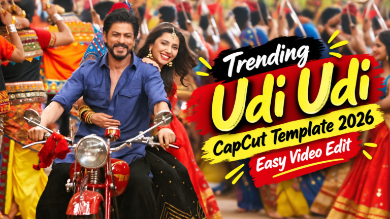 Trending Udi Udi CapCut Template 2026 | Easy Video Edit