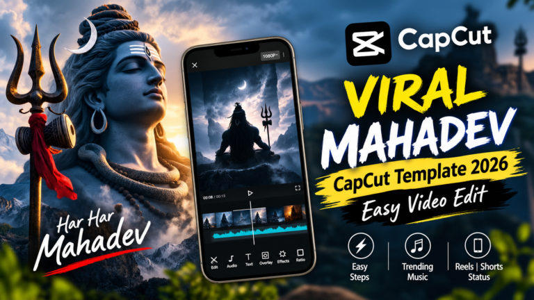 Viral Mahadev CapCut Template 2026 | Easy Video Edit